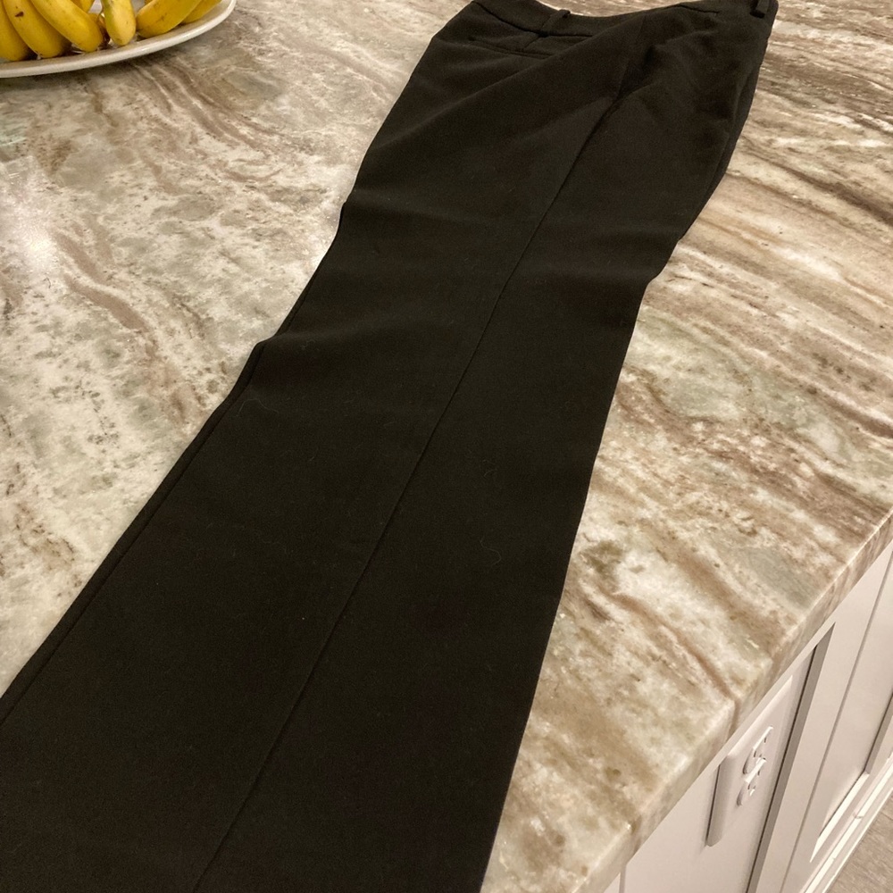 Talbots black pants with belt loops.